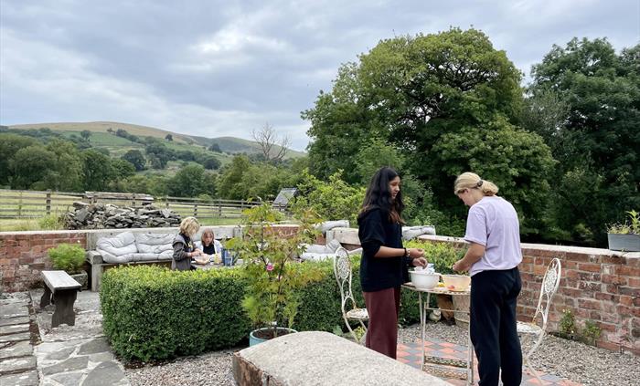School residential - foraging and cooking